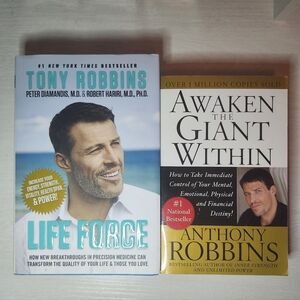 Tony Robins Book Bundle Awaken the Giant Within and Life Force